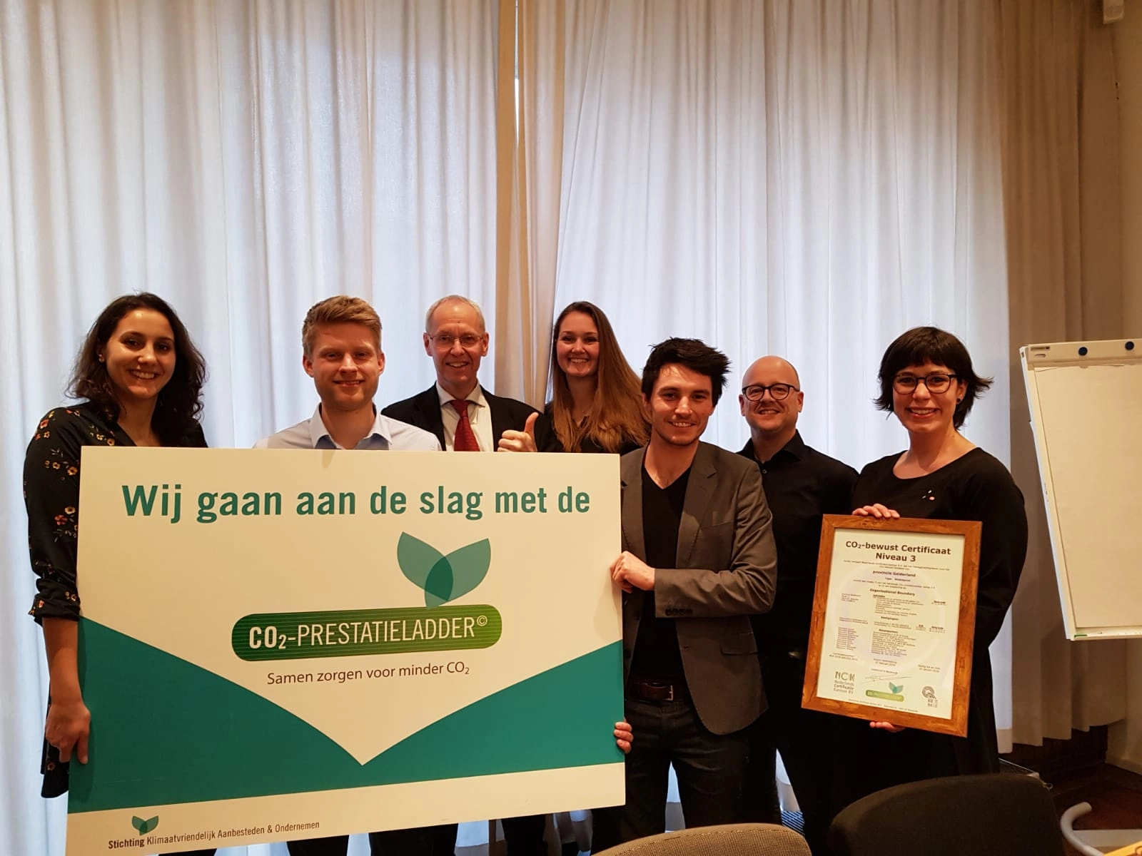 Provincie Gelderland als eerste provincie gecertificeerd op de CO₂-Prestatieladder
